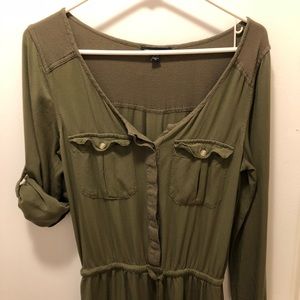 Military Green American Eagle Dress